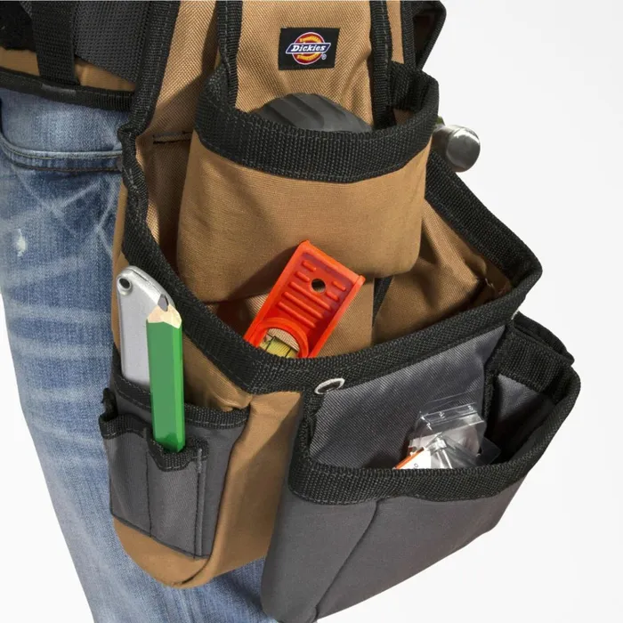 4Piece Carpenter039s Rig Brown Duck Brown Duck bd Men Dickies Tool Bags 4Piece Carpenter039s Rig Brown Duck Brown Duck bd Men Dickies Tool Bags