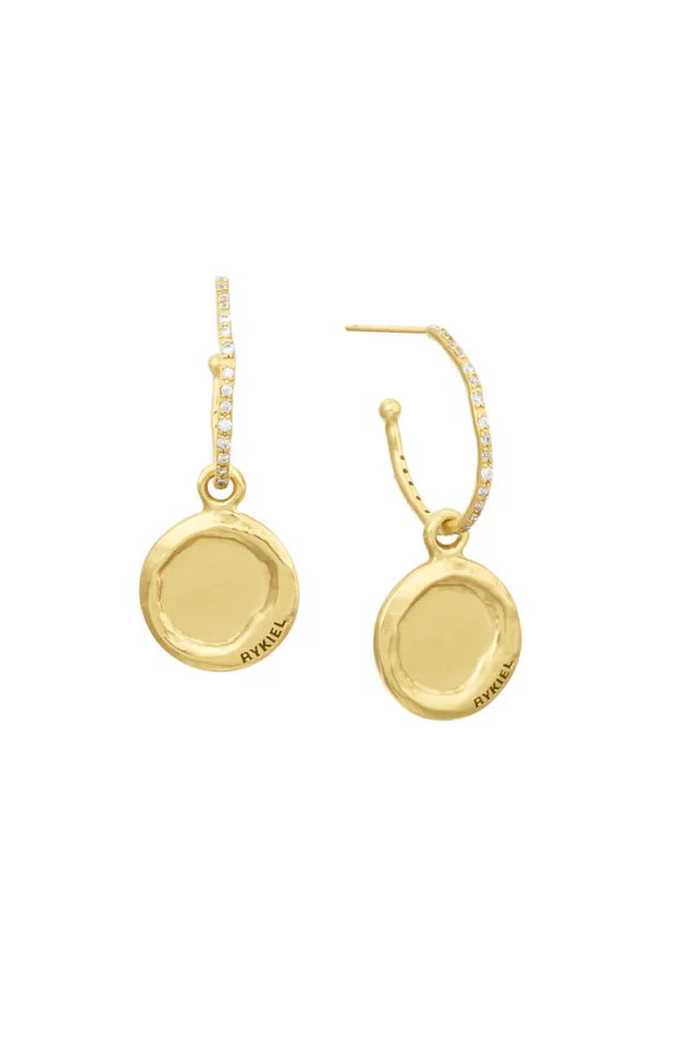 Accessories Earrings Sonia Rykiel Golden Medals Rykiel Earrings