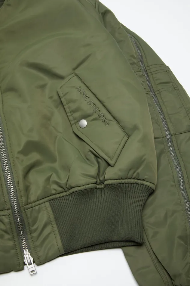 Acne Studios Bomber Jacket Hunter Green Women Outerwear