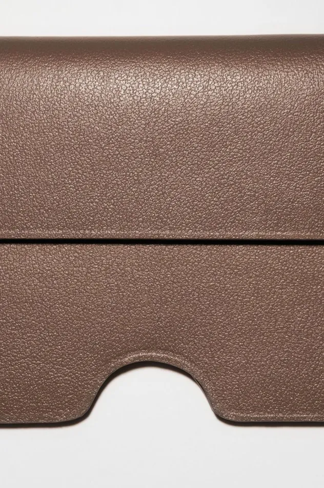 Acne Studios Card Holder Camel Brown Men Small Leather Goods