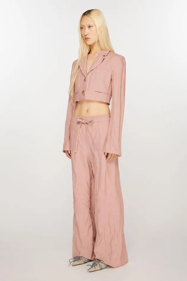 Acne Studios Casual Trousers Old Pink Women Trousers