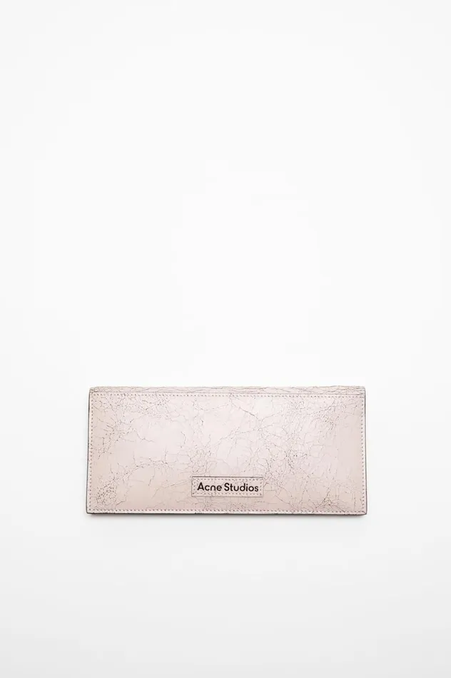 Acne Studios Continental Wallet Pastel Pink Men Small Leather Goods