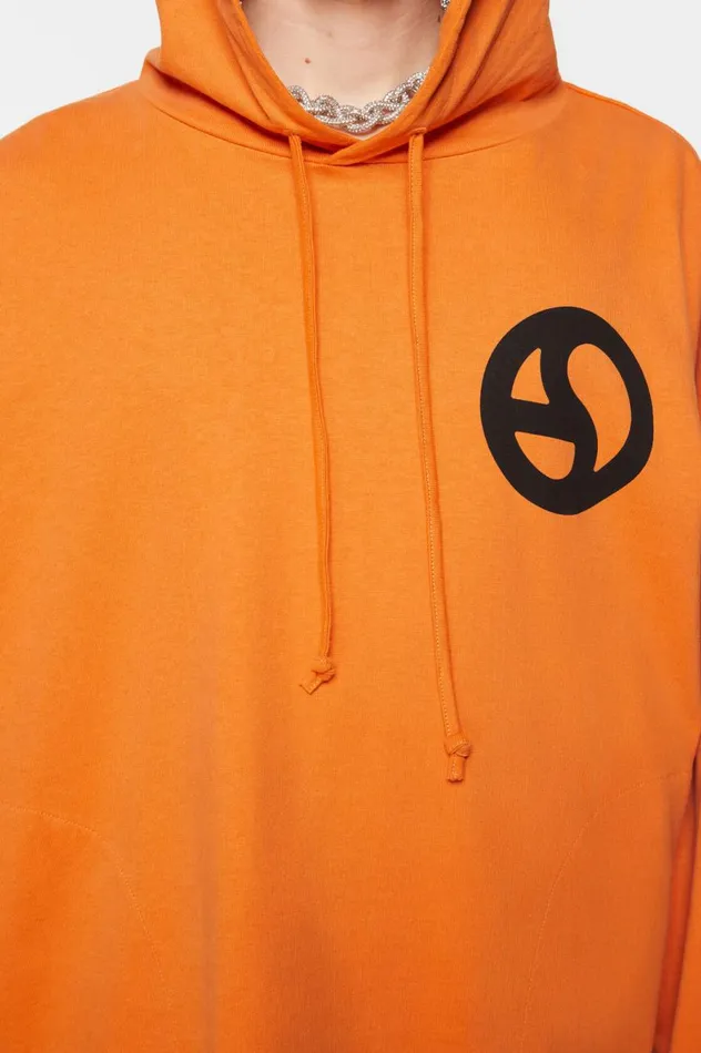Acne Studios Hooded Sweater Sharp Orange Women Sweatshirts