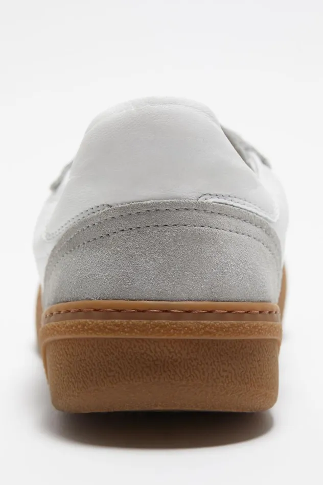 Acne Studios Laceup Sneakers Whitebrown Men Shoes