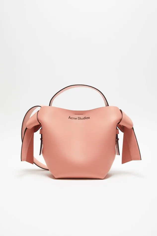 Acne Studios Musubi Mini Shoulder Bag Salmon Pink Women Bags