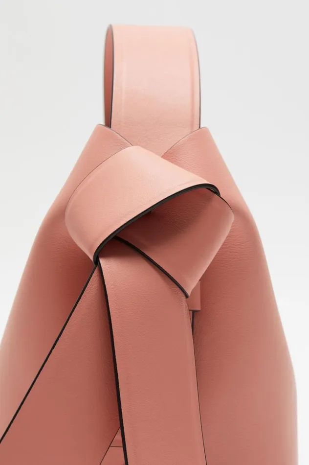 Acne Studios Musubi Mini Shoulder Bag Salmon Pink Women Bags