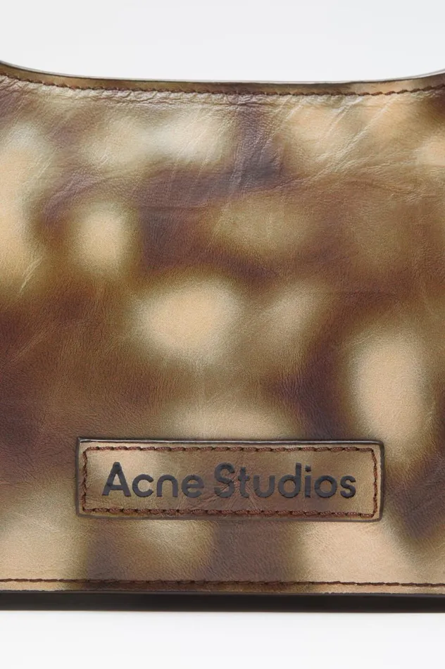 Acne Studios Platt Mini Shoulder Bag Multi Brown Men Bags