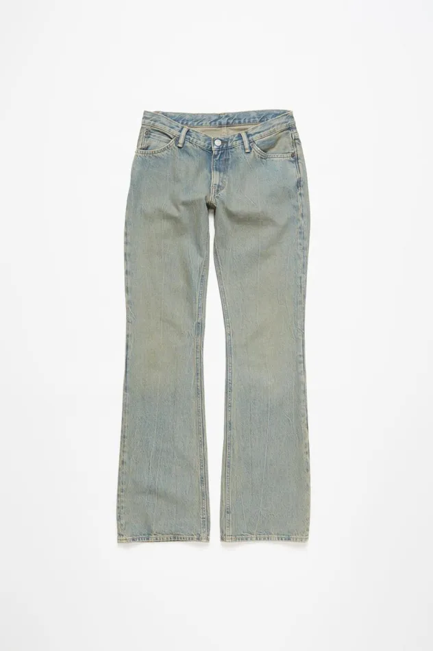 Acne Studios Slim Fit Jeans 8211 2005 Bluebeige Women Jeans