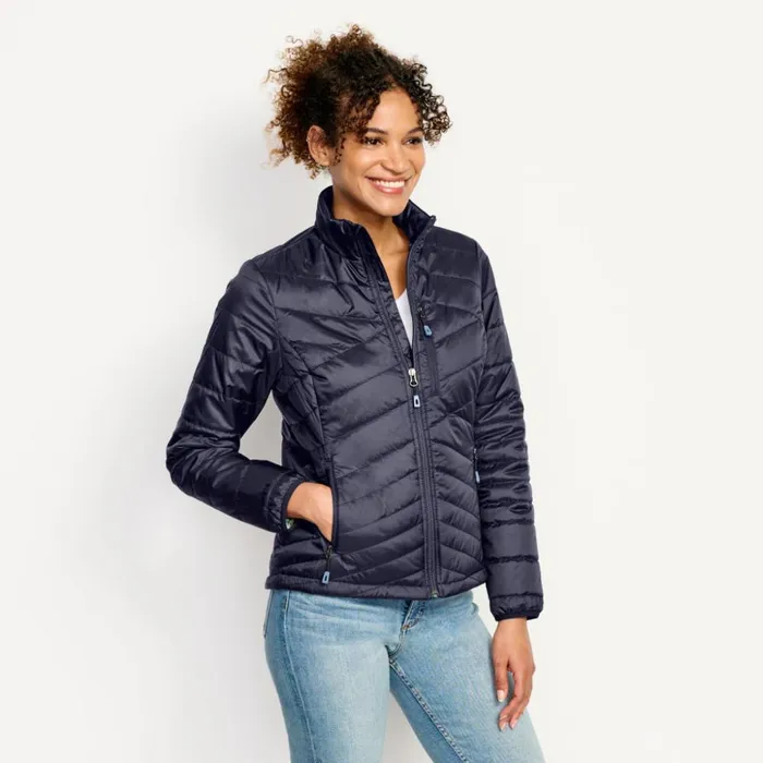 Active Women Orvis Womens Recycled Drift Jacket Navy