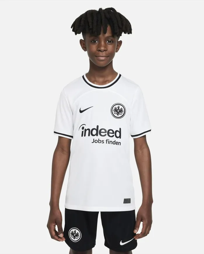 All Clothing Kids Nike Eintracht Frankfurt 202223 Stadium Home Whiteblack