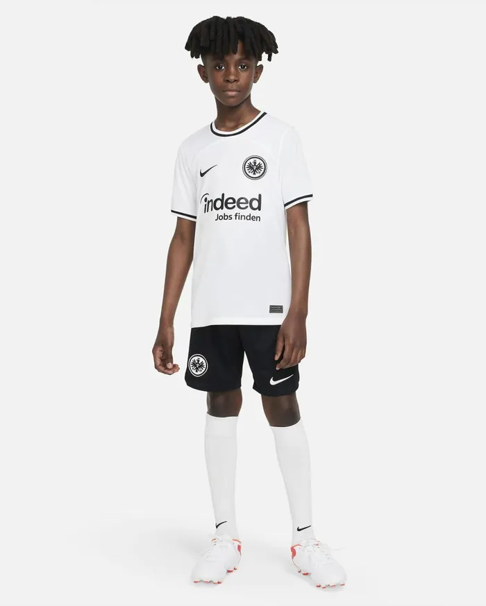 All Clothing Kids Nike Eintracht Frankfurt 202223 Stadium Home Whiteblack