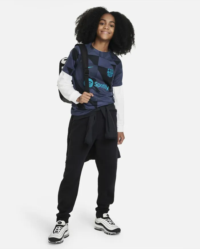 All Clothing Kids Nike FC Barcelona Academy Pro Third Thunder Bluethunder Blueblackenergy