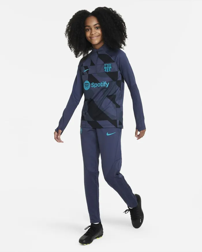 All Clothing Kids Nike FC Barcelona Strike Third Thunder Bluethunder Blueblackenergy