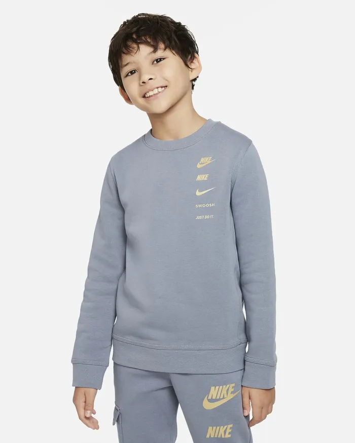 All Clothing Kids Nike Sportswear Standard Issue Cool Grey