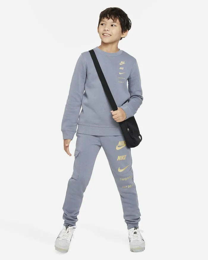 All Clothing Kids Nike Sportswear Standard Issue Cool Grey