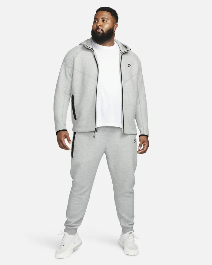 All Clothing Men Nike Sportswear Tech Fleece Dark Grey Heatherblack