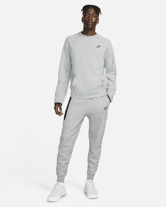 All Clothing Men Nike Sportswear Tech Fleece Dark Grey Heatherblack