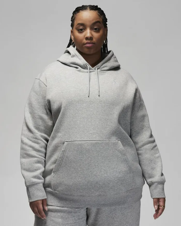 All Clothing Women Nike Jordan Brooklyn Fleece Dark Grey Heatherwhite