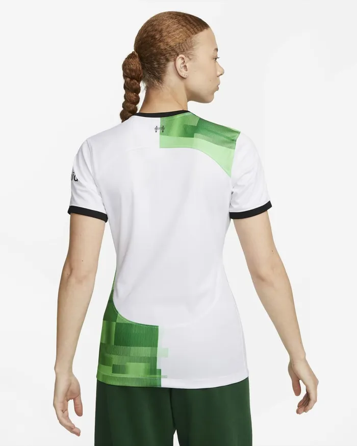 All Clothing Women Nike Liverpool FC 202324 Stadium Away Whitegreen Sparkblack