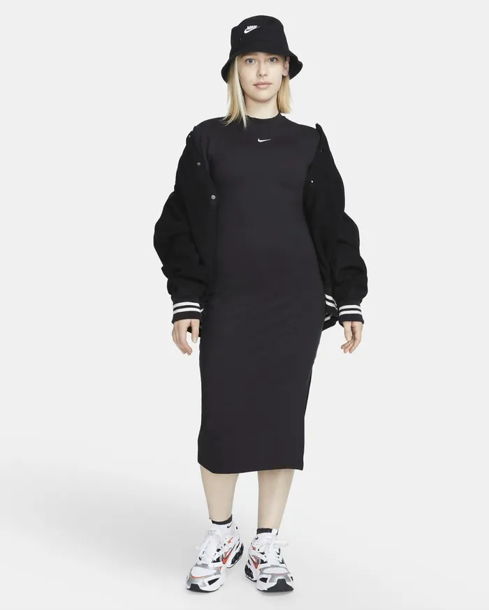 All Clothing Women Nike Sportswear Chill Knit Blackwhite