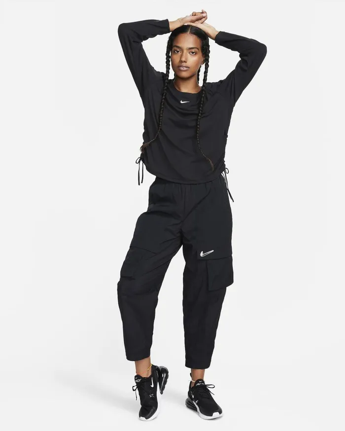 All Clothing Women Nike Sportswear Essential Blacksail