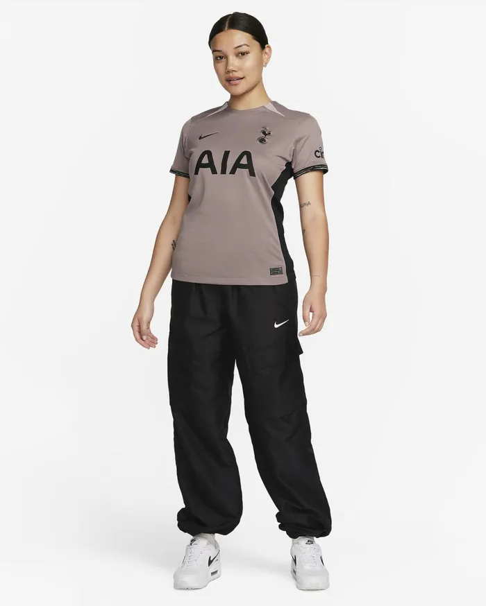 All Clothing Women Nike Tottenham Hotspur 202324 Stadium Third Taupe Hazediffused Taupeblack