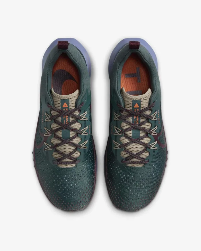 All Shoes Men Nike Pegasus Trail 4 Deep Junglekhakiashen Slatenight Maroon