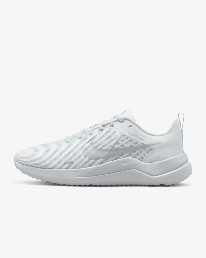 All Shoes Women Nike Downshifter 12 Whitepure Platinummetallic Silver