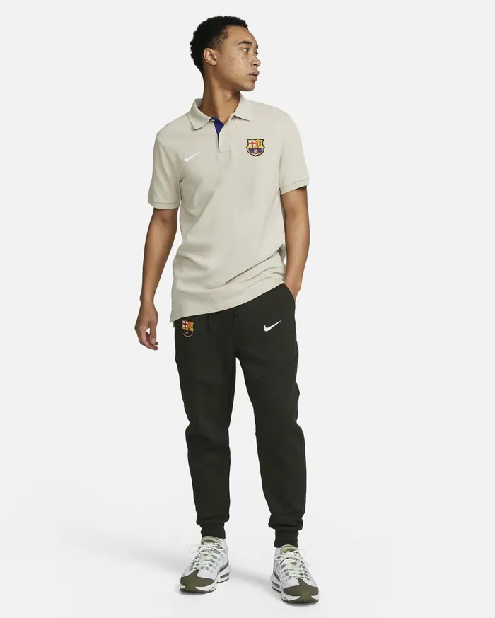 All Sports Men Nike FC Barcelona Tech Fleece Sequoiawhite