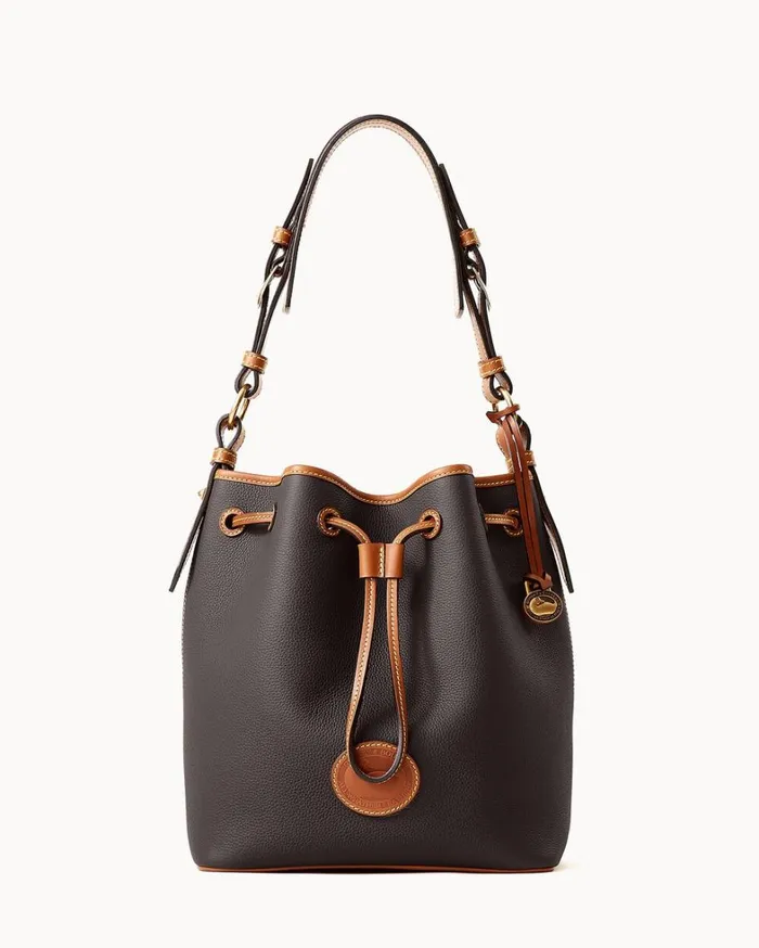 All Weather Leather 30 Drawstring 25 Black Women Dooney and Bourke Shoulder Bags All Weather Leather 30 Drawstring 25 Black Women Dooney and Bourke Shoulder Bags