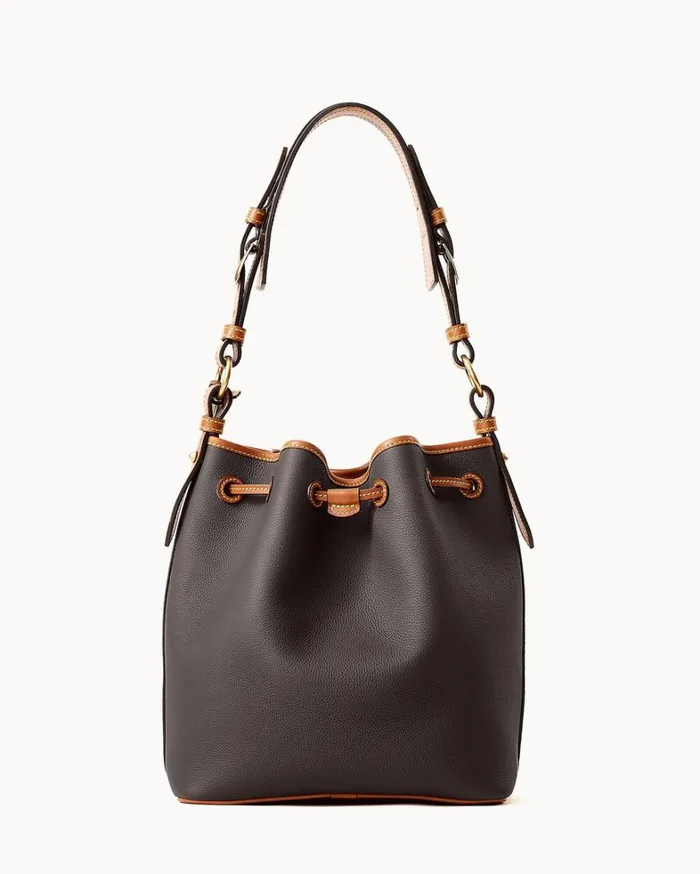 All Weather Leather 30 Drawstring 25 Black Women Dooney and Bourke Shoulder Bags All Weather Leather 30 Drawstring 25 Black Women Dooney and Bourke Shoulder Bags