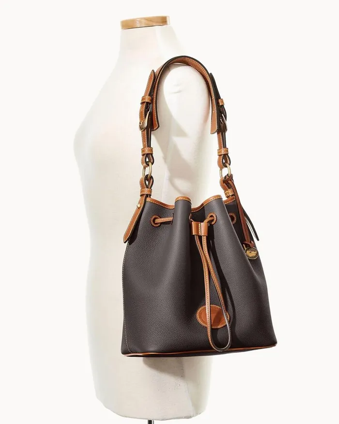 All Weather Leather 30 Drawstring 25 Black Women Dooney and Bourke Shoulder Bags All Weather Leather 30 Drawstring 25 Black Women Dooney and Bourke Shoulder Bags