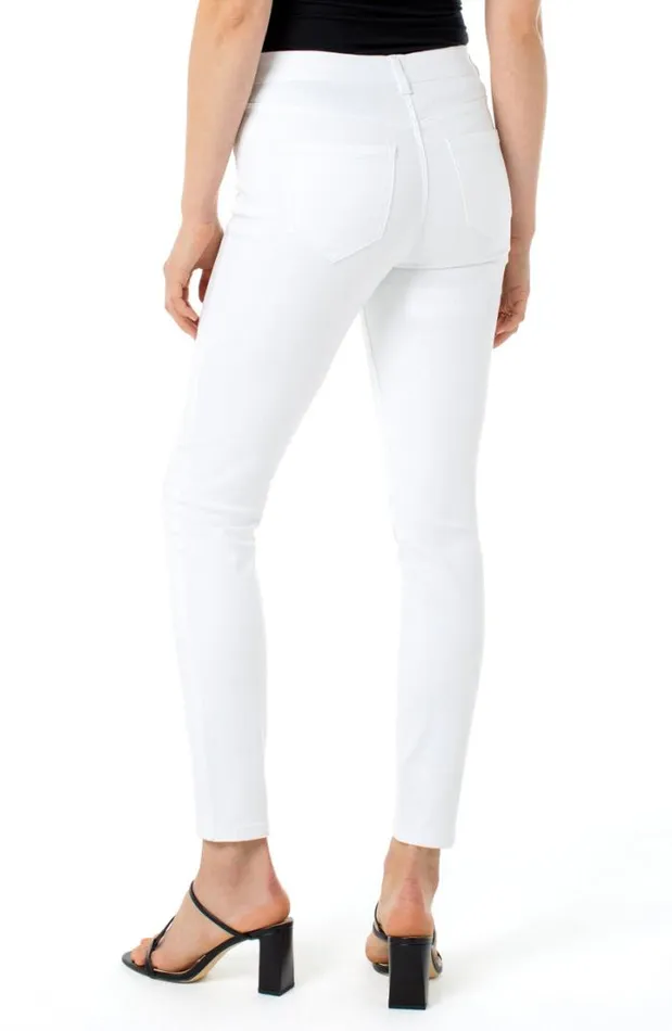 ANKLE SKINNY Women Liverpool Los Angeles THE GIA GLIDER ANKLE SKINNY Bright White