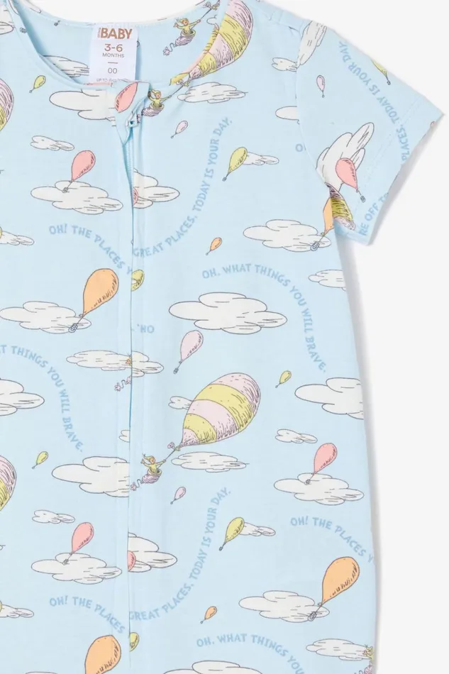 Baby Rompers and Bubbysuits Cotton On The Billie Short Sleeve Zip Romper License Lcn Drs Frosty Blueoh The Places Baby Rompers and Bubbysuits Cotton On The Billie Short Sleeve Zip Romper License Lcn Drs Frosty Blueoh The Places