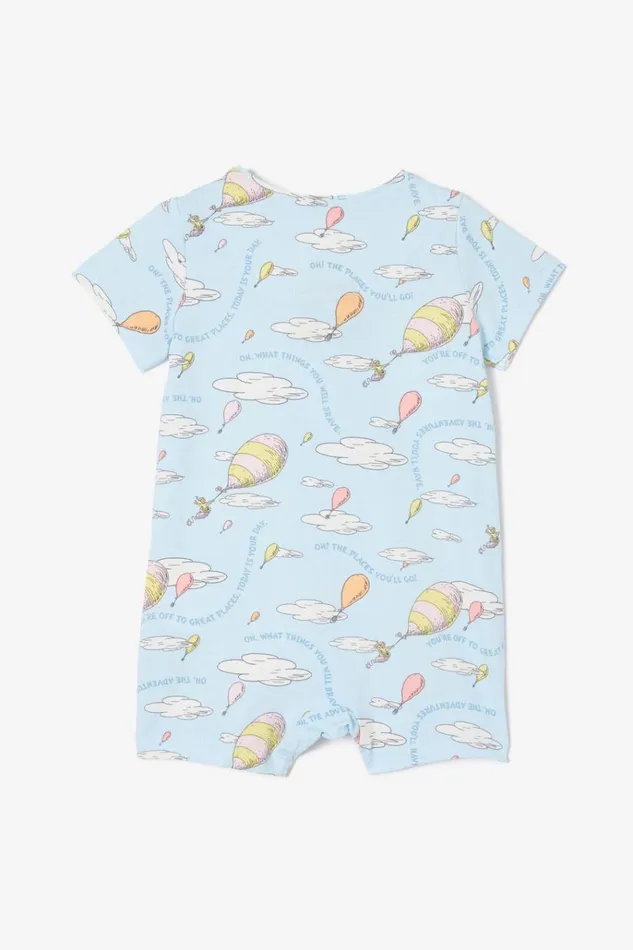 Baby Rompers and Bubbysuits Cotton On The Billie Short Sleeve Zip Romper License Lcn Drs Frosty Blueoh The Places Baby Rompers and Bubbysuits Cotton On The Billie Short Sleeve Zip Romper License Lcn Drs Frosty Blueoh The Places