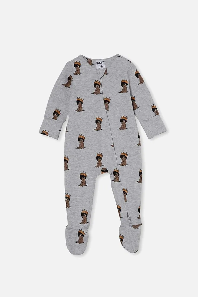 Baby Rompers and Bubbysuits Cotton On The Long Sleeve Zip Romper UsaLcn Lcn Mt Cloud Marlebaby Biggie Baby Rompers and Bubbysuits Cotton On The Long Sleeve Zip Romper UsaLcn Lcn Mt Cloud Marlebaby Biggie