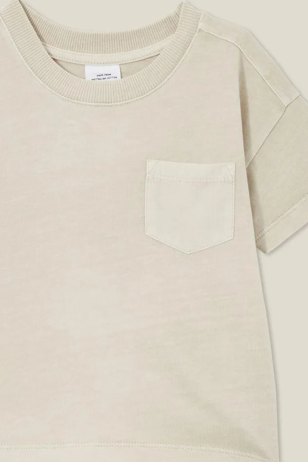 Baby Tops Jackets and Sweaters Cotton On Alfie Drop Shoulder Tee Rainy Day Wash Baby Tops Jackets and Sweaters Cotton On Alfie Drop Shoulder Tee Rainy Day Wash