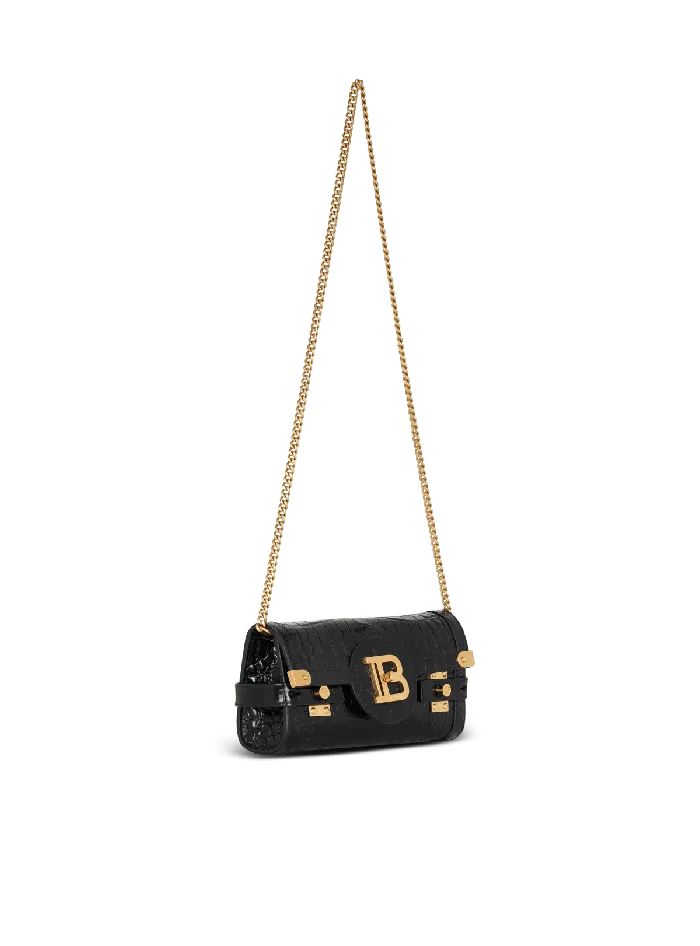 Balmain Clutches Women BBuzz Pouch 23 Leather Clutch Black