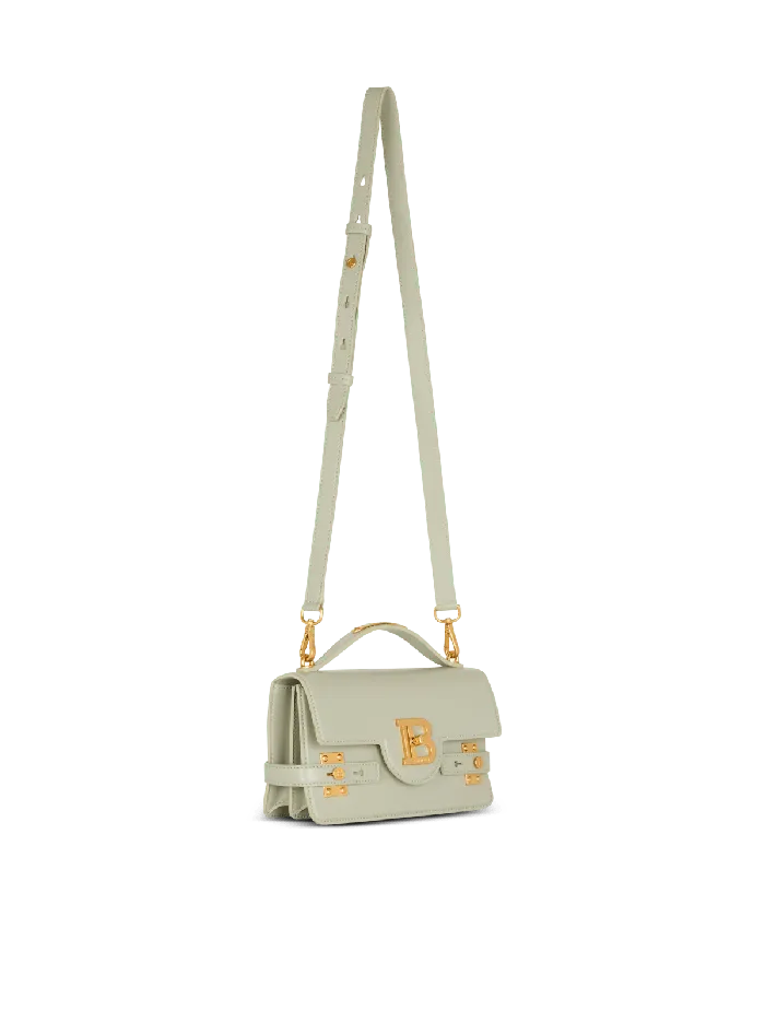 Balmain Crossbody Bags Women BBuzz Shoulder 24 Calfskin Bag Green