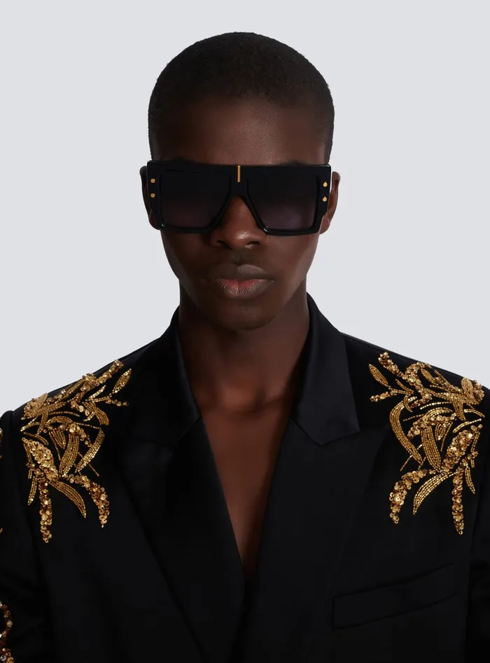 Balmain Eyewear WomenMen BGrand Sunglasses Gold
