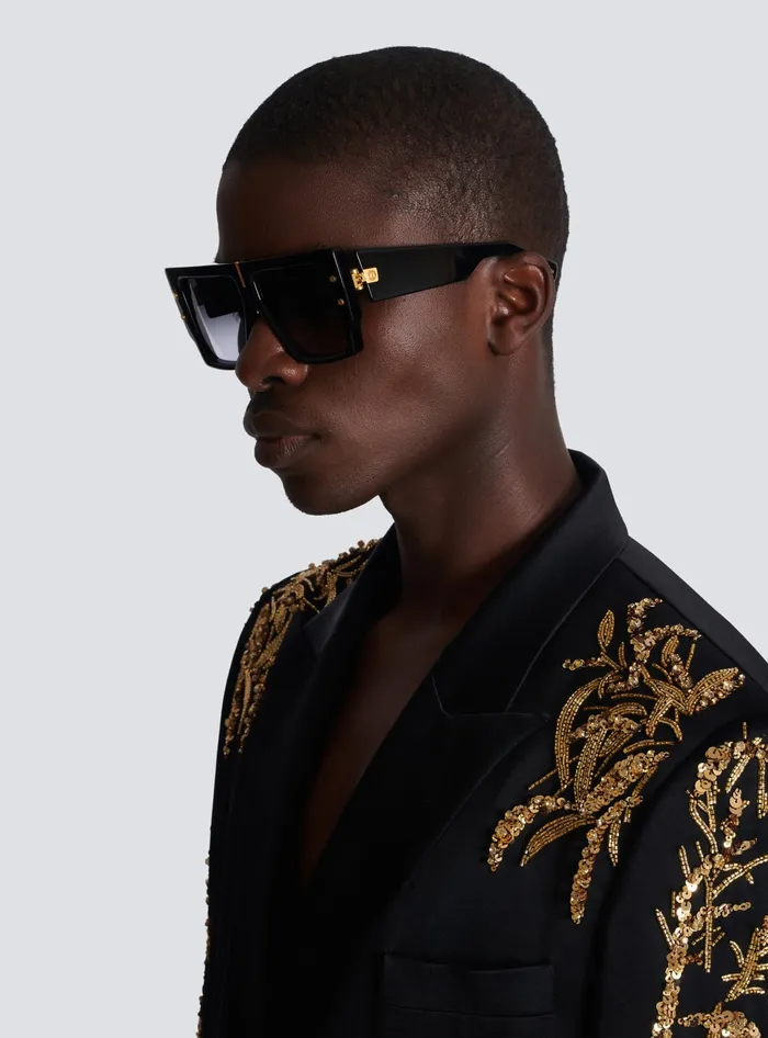 Balmain Eyewear WomenMen BGrand Sunglasses Gold
