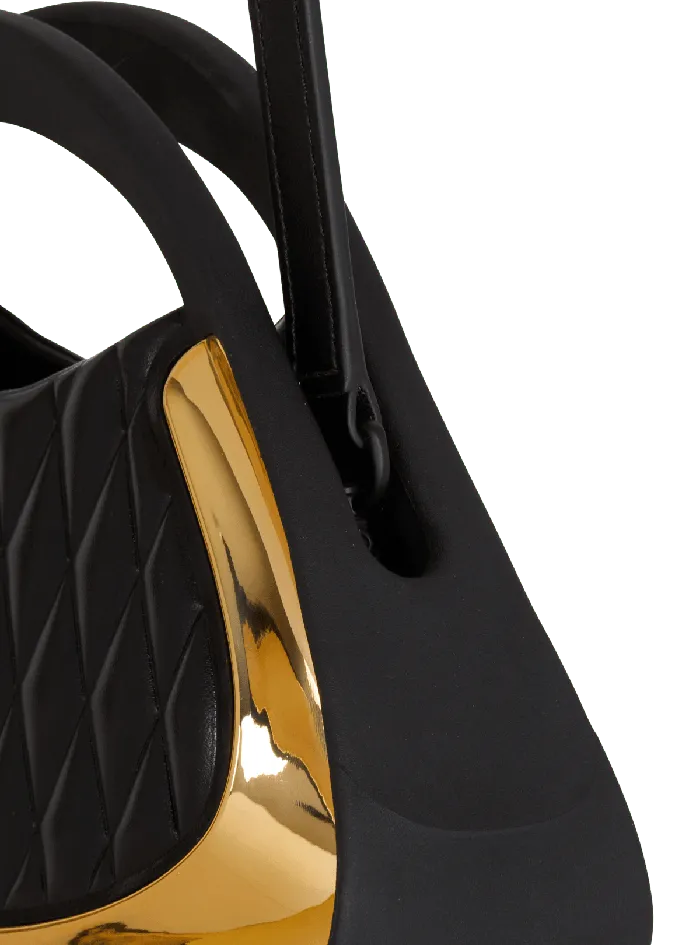 Balmain Mini Bags Women Quilted Small Jolie Madame Bag Black