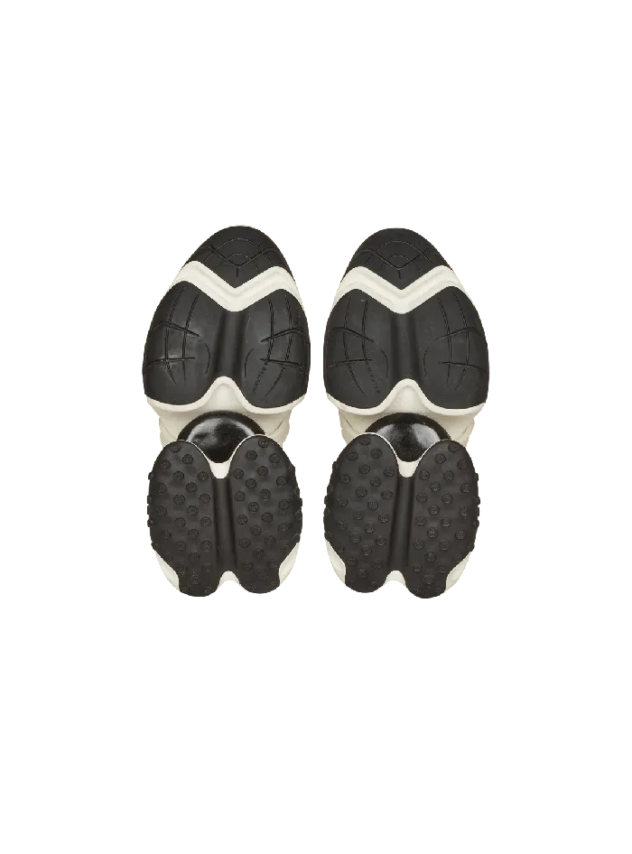 Balmain Sneakers Men Unicorn Lowtop Sneakers In Neoprene And Leather Black