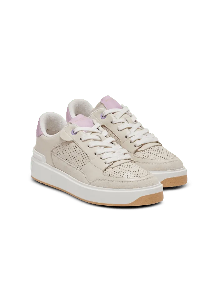 Balmain Sneakers Women BCourt Flip Leather Sneakers Beige