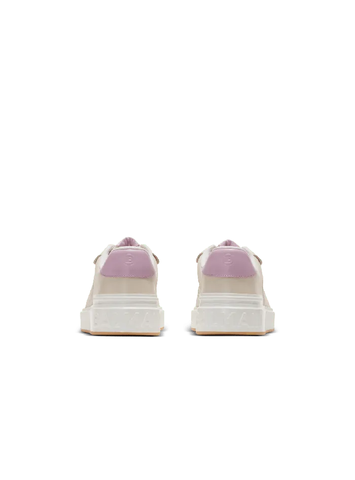 Balmain Sneakers Women BCourt Flip Leather Sneakers Beige