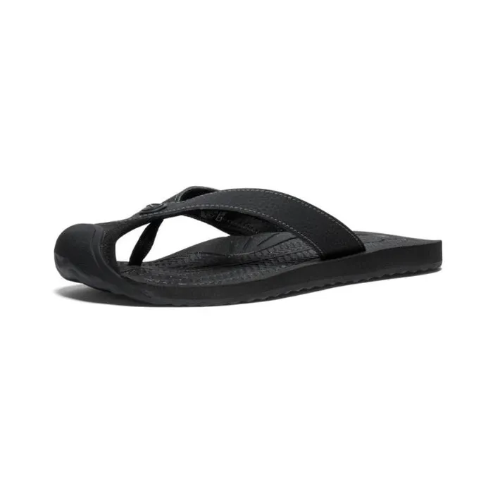 Barbados BlackSteel Grey Leather FlipFlop Women KEEN Water Barbados BlackSteel Grey Leather FlipFlop Women KEEN Water