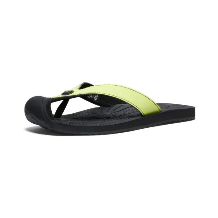 Barbados Daiquiri GreenBlack Leather FlipFlop Women KEEN Water Barbados Daiquiri GreenBlack Leather FlipFlop Women KEEN Water