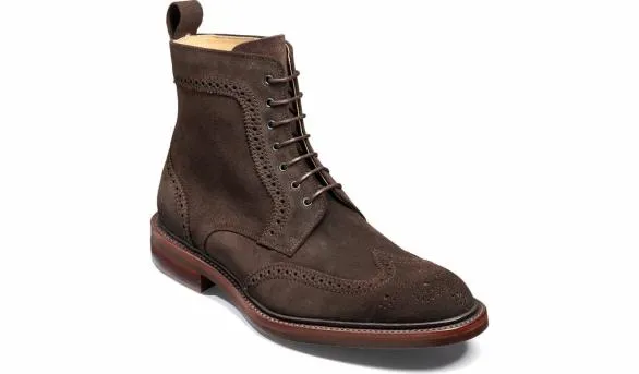 Barker Shoes Calder 8211 Chocolate Burnish Suede Chocolate Burnish Suede Mens Barker Shoes Calder 8211 Chocolate Burnish Suede Chocolate Burnish Suede Mens
