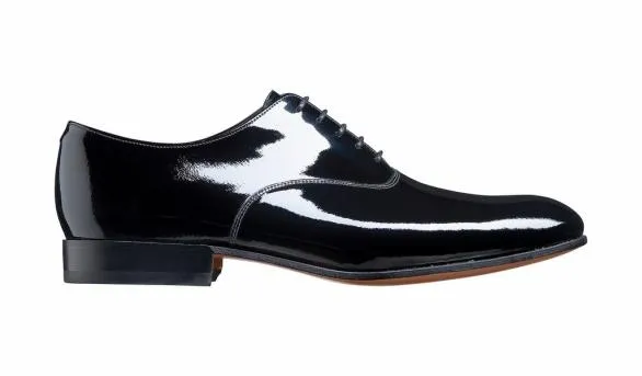 Barker Shoes Madeley 8211 Black Patent Oxford Black Patent Oxford Mens