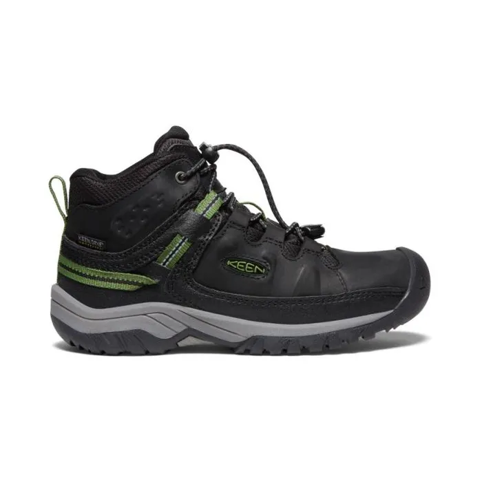 Big Kids039 Black Hiking Boots 8211 Targhee Mid WP Kids KEEN Hike